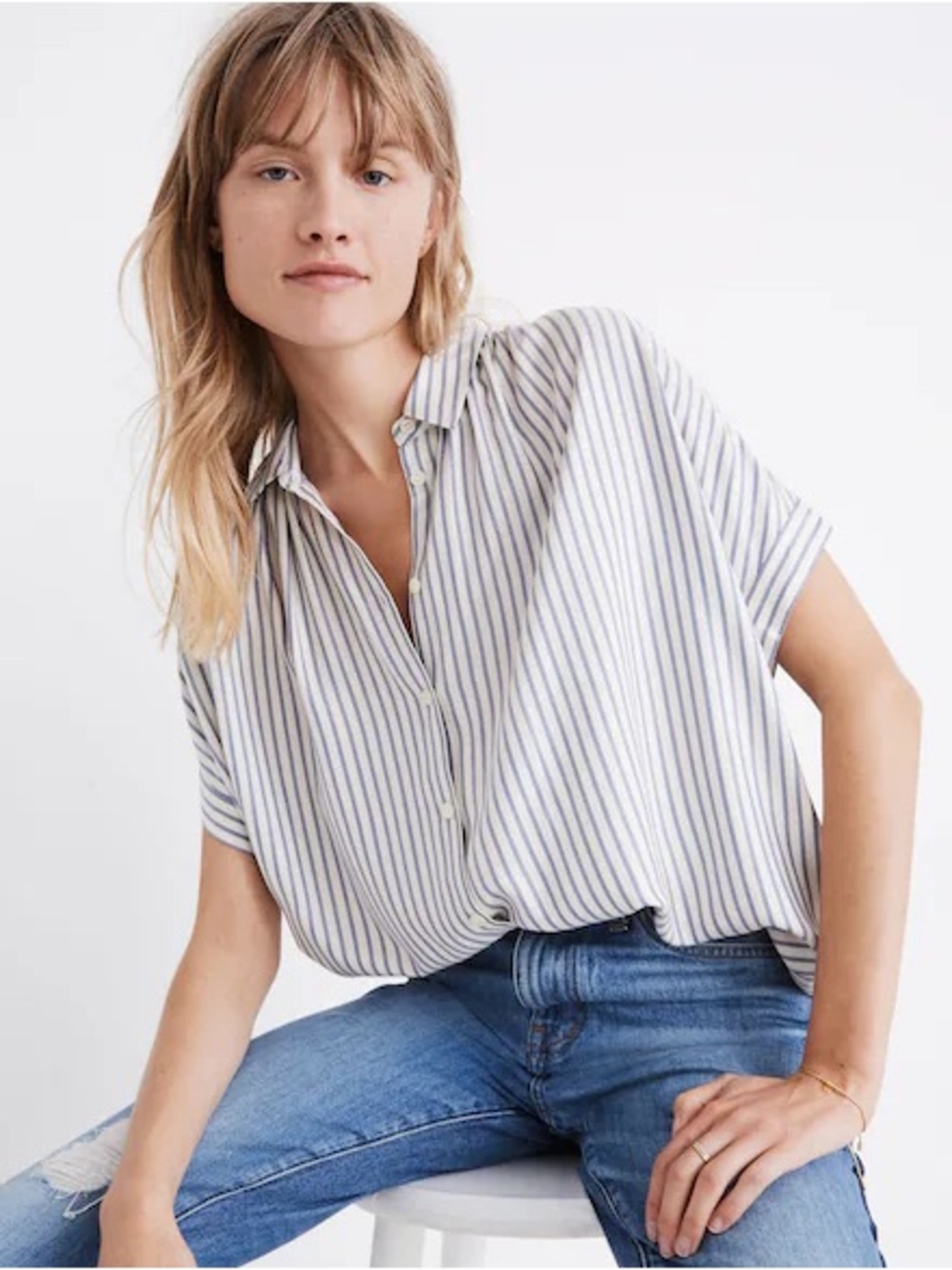 Madewell Central Shirt in Dalton Stripe